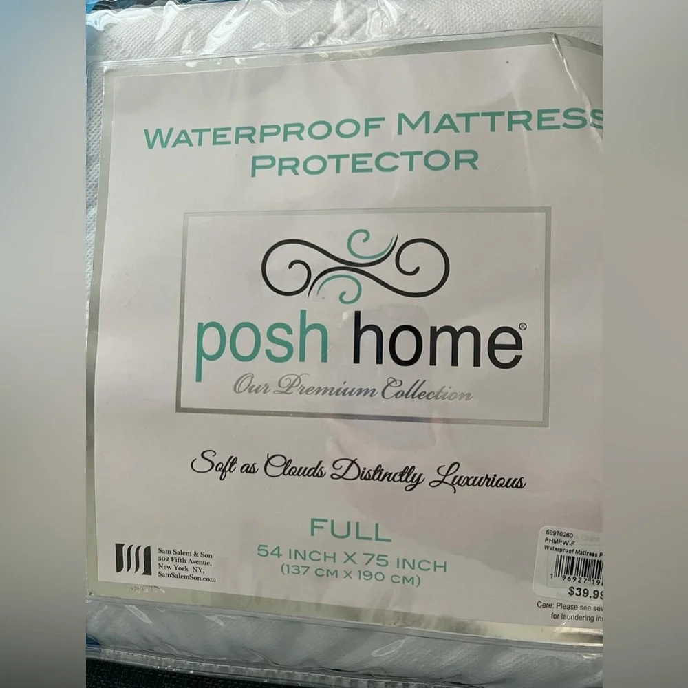 Mattress, protector - waterproof. FULL SIZE.